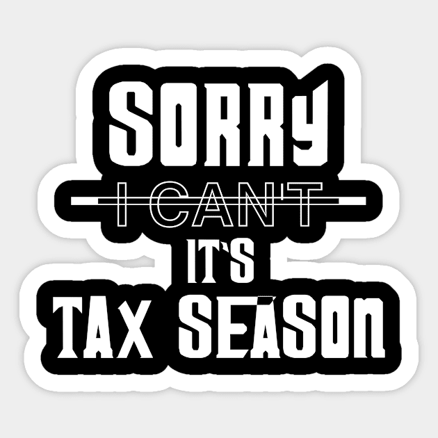 Funny Tax Payer Gift Accounting Taxes Sticker by shirtsyoulike